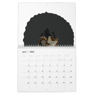 Porträtkalender der schwarzen Amerikanerin Kalender