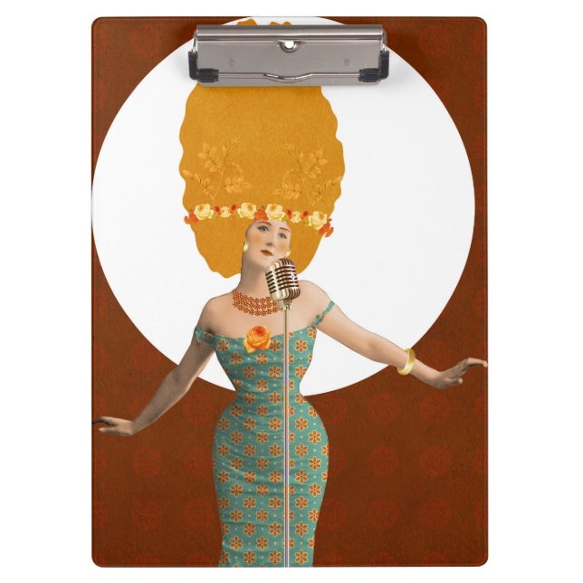 Porträtkunst Klemmbrett (Vorderseite)