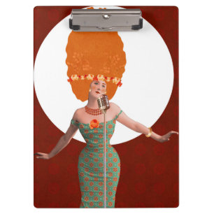 Porträtkunst Klemmbrett