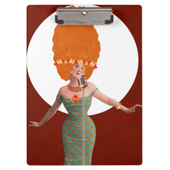 Porträtkunst Klemmbrett (Vorderseite)