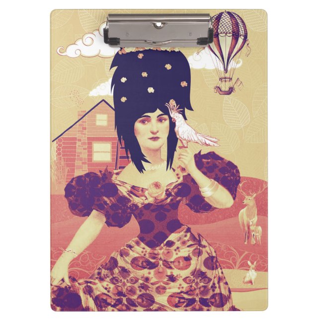 Porträtkunst Klemmbrett (Vorderseite)