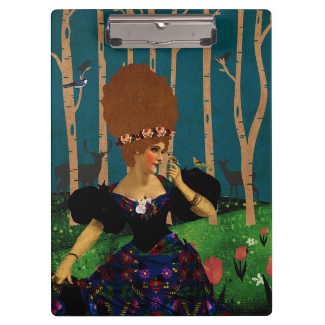 Porträtkunst Klemmbrett (Vorderseite)