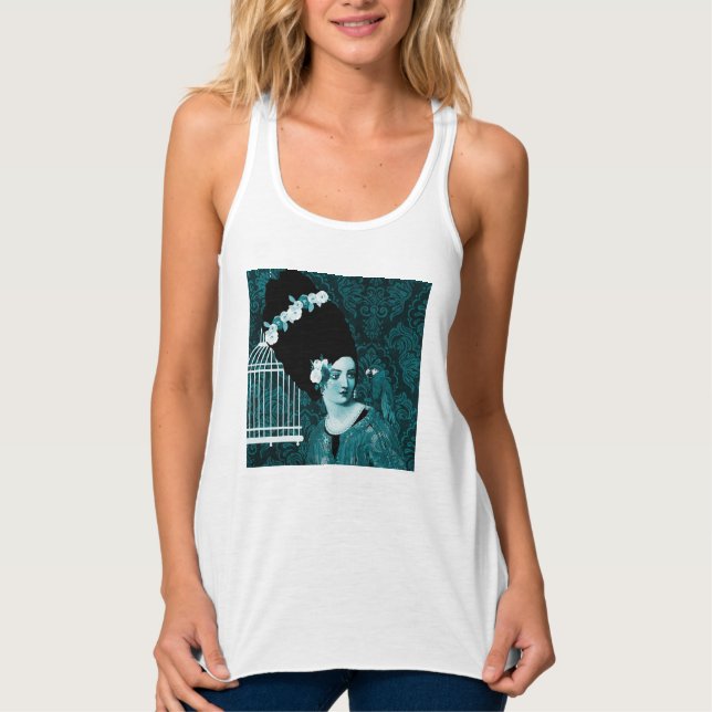 Porträtkunst Tank Top (Vorderseite)