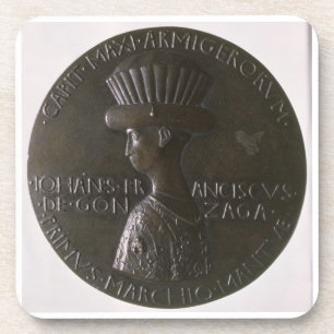 Porträtmedaille, die Gianfrancesco Gonzaga Getränkeuntersetzer