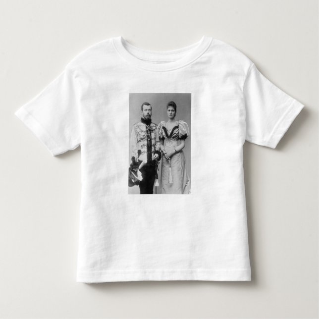 Porträtphotographie des Zars Nicholas II Kleinkind T-shirt (Vorderseite)