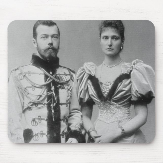 Porträtphotographie des Zars Nicholas II Mousepad (Vorne)