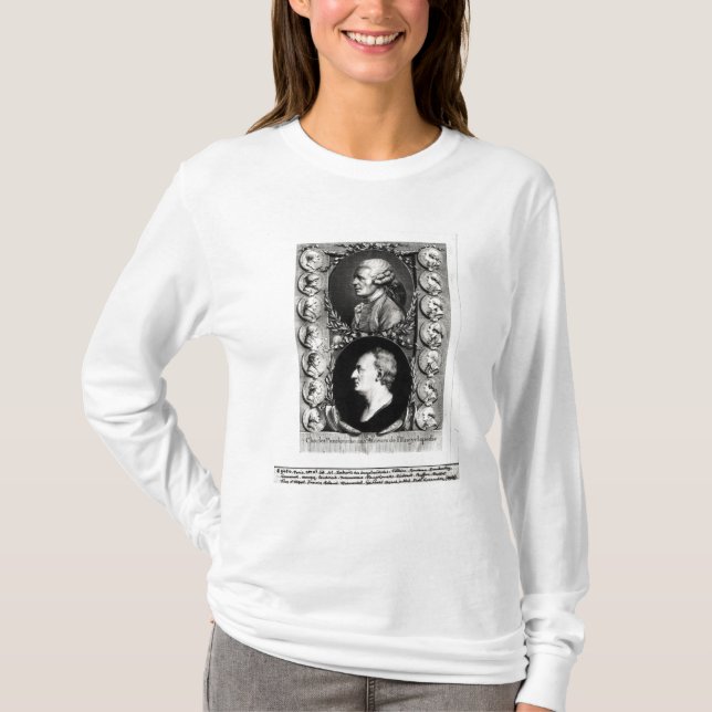 Porträts der Encyclopaedists Jean T-Shirt (Vorderseite)