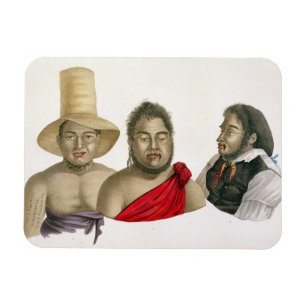 Porträts der Leiter der Sandwich-Inseln, von Magnet