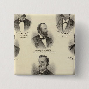 Porträts von BF Parker, TD Kanouse Button