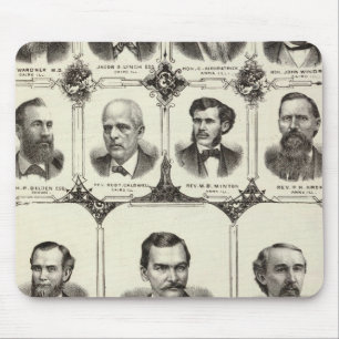 Porträts von Frau DLR Wardner Mousepad