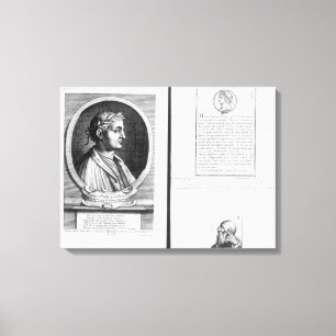 Porträts von Horaz Scipio Aemilianus Leinwanddruck