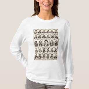 Porträts von John C Hall und Prof JW Bradshaw T-Shirt