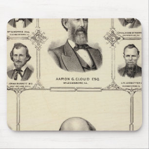 Porträts von Robert Hunter, Aaron G Cloud Mousepad