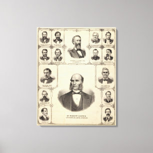 Porträts von Robert-Jäger, Wolke Aarons G Leinwanddruck