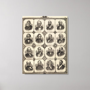 Porträts Z.B. des Töpfers, Delano T Smith Leinwanddruck