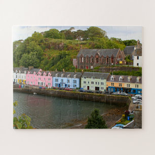 Portree, Insel Skye, Schottland Puzzle