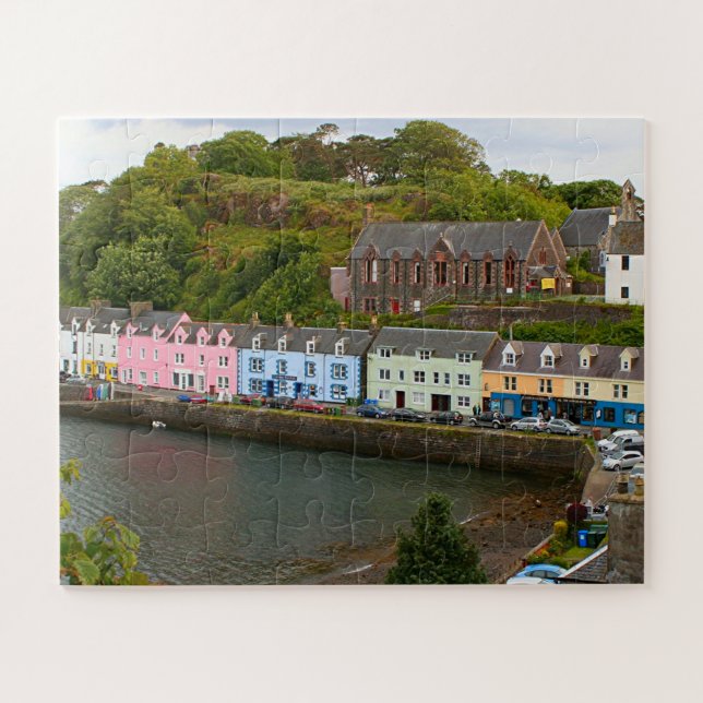 Portree, Insel Skye, Schottland Puzzle (Horizontal)
