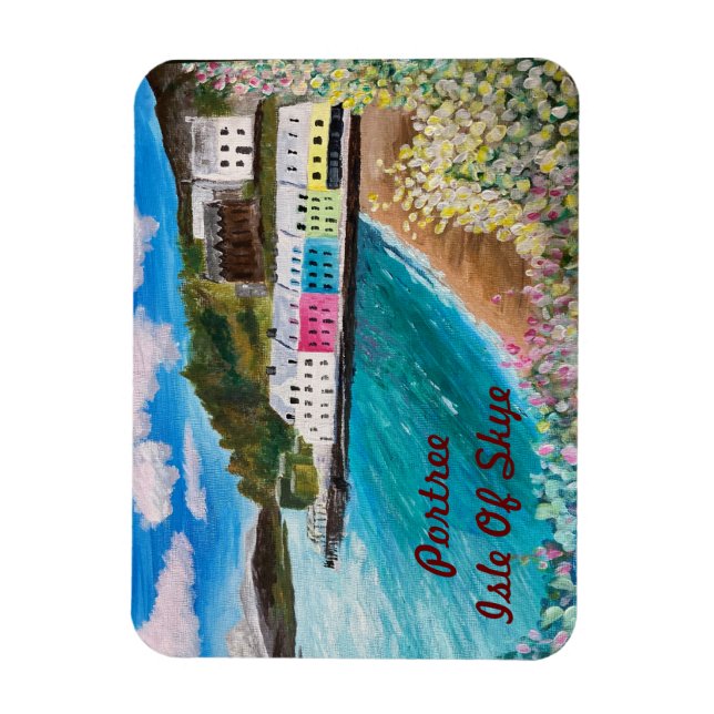Portree Isle of Skye Schottland Magnet (Vertikal)