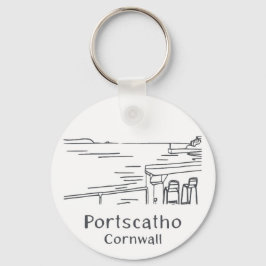 Portscatho Hafen Schlüsselanhänger