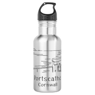 Portscatho Hafen Wasserflasche