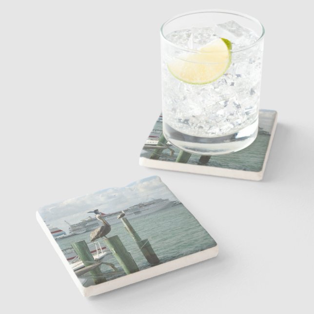 Portside Ansicht No.2 Steinuntersetzer (Seitenansicht)