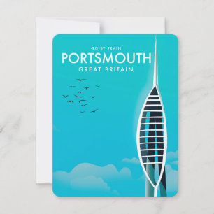 Portsmouth Great Britain Urlaubs-Plakat