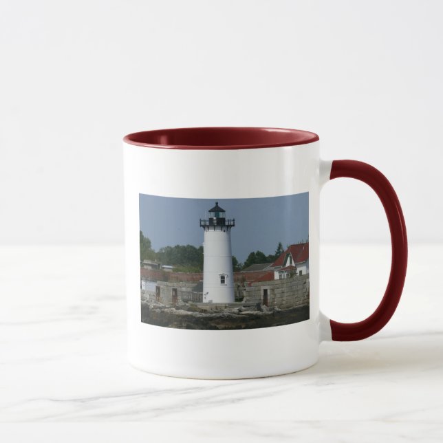 Portsmouth-Hafen-Leuchtturm-Tasse - 2 Tasse (Rechts)
