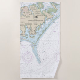 Portsmouth Island to Beaufort Nautical Chart 11544 Strandtuch