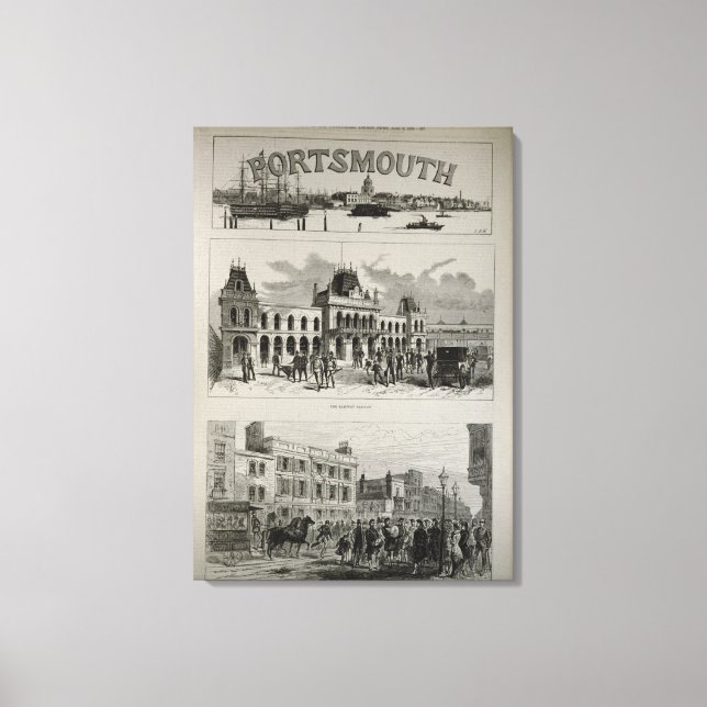 Portsmouth Leinwanddruck (Vorderseite)