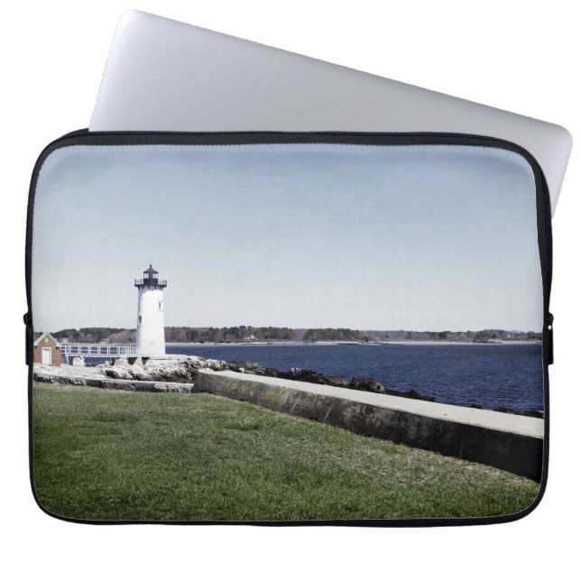 Portsmouth Lighthouse Laptopschutzhülle (Vorderseite)