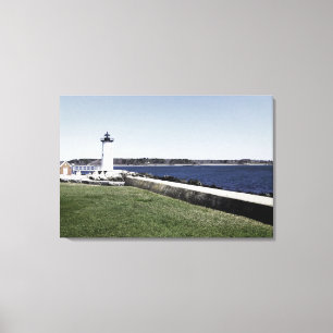 Portsmouth Lighthouse Leinwanddruck