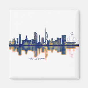 Portsmouth Skyline Magnet