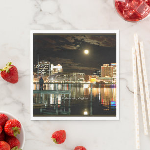 Portsmouth, Virginia-Skyline Serviette