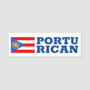 Portu-Rico Namensschild