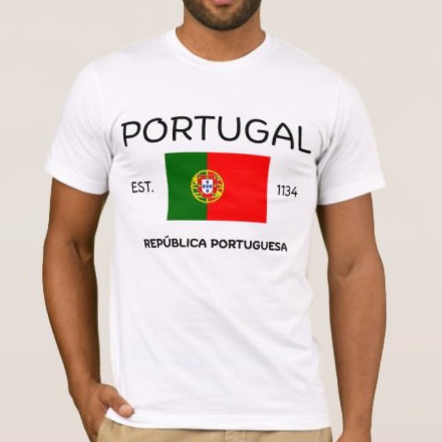 Portugal 2026 Global Football Fan Est 1134  T-Shirt (Portugal 2026 Soccer Fan Shirt Est 1134 Heritage Flag Tee )
