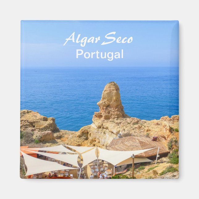 Portugal Algarve Algar Seco Souvenir Magnet (Vorne)