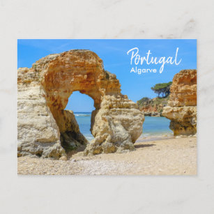 Portugal Algarve Beach Postcard Postkarte
