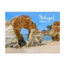 Portugal Algarve Beach Postcard