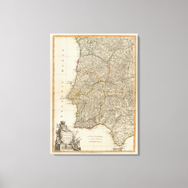 Portugal, Algarve Leinwanddruck (Vorderseite)