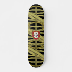 Portugal Armillarsphäre und Wappen Skateboard