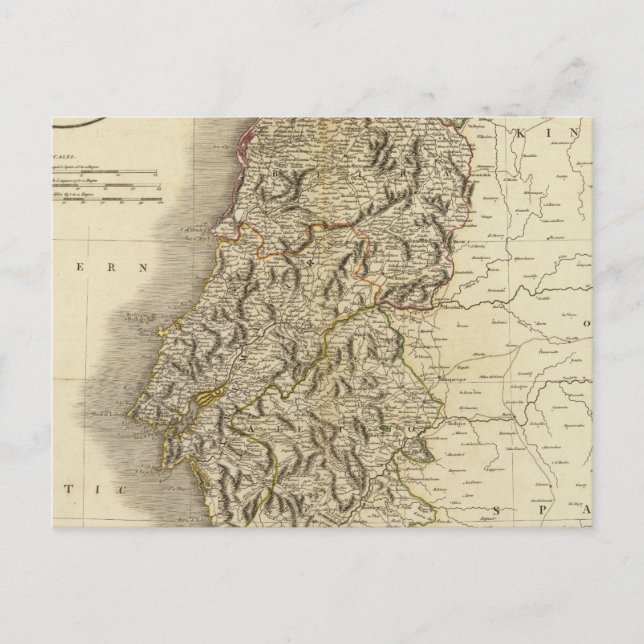 Portugal Atlas Karte (Vorderseite)