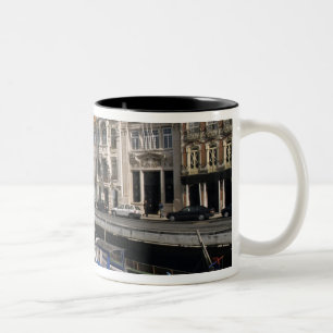 Portugal, Aveiro. Moliceiros (Algensammeln Zweifarbige Tasse