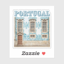 Portugal Azulejo Tiles, Travel Sticker