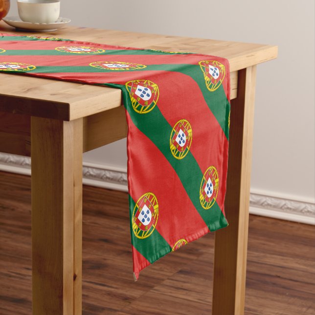 Portugal: Bandeira De Portugal Kurzer Tischläufer (Beispiel)