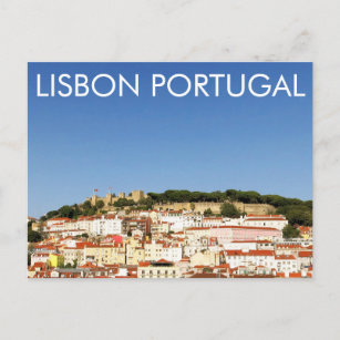 Portugal - Blick auf Alfama Postkarte