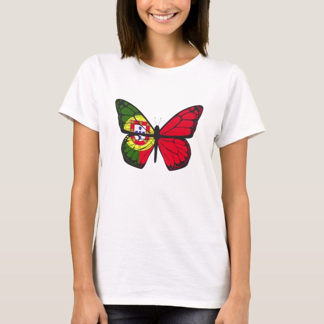 PORTUGAL BUTTERFLY T-Shirt (Vorderseite)