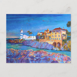 Portugal Cascais Lighthouse Landschaft Postkarte