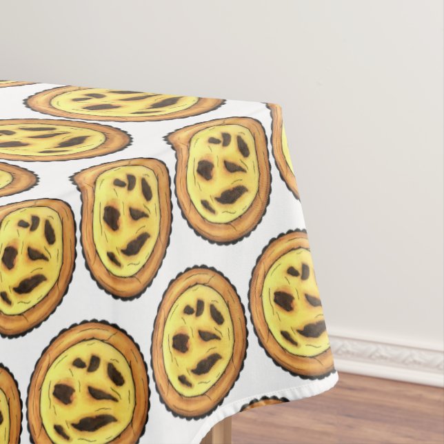 Portugal Custard Egg Tart Pastel Pastéis de Nata Tischdecke (Beispiel)