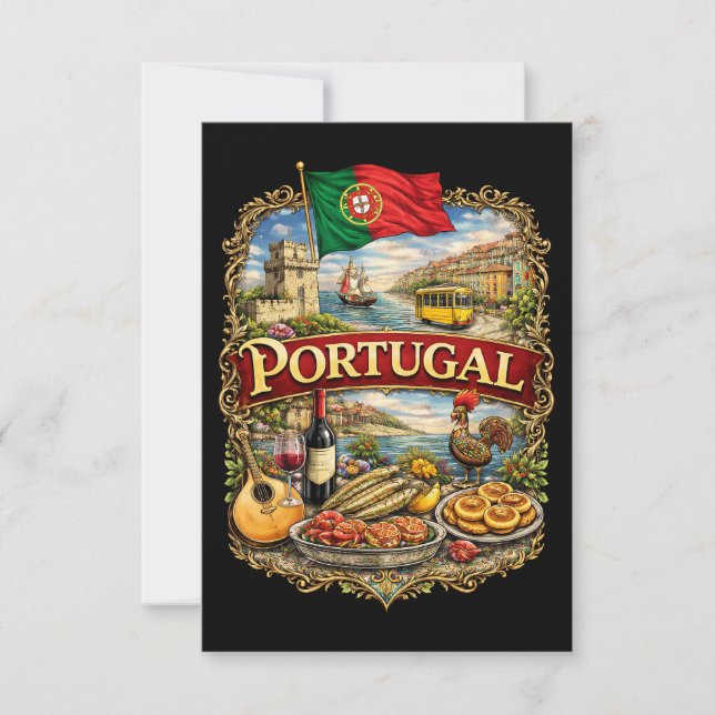 Portugal Dankeskarte (Vorderseite)