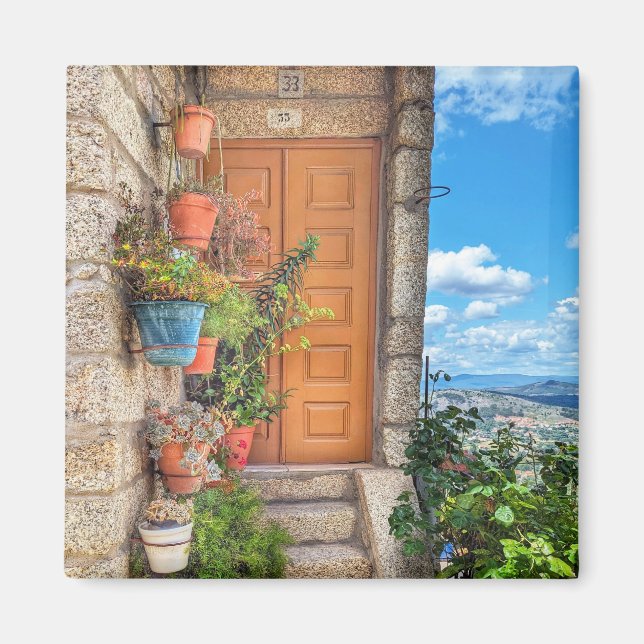 Portugal Door Foto Magnet (Vorne)